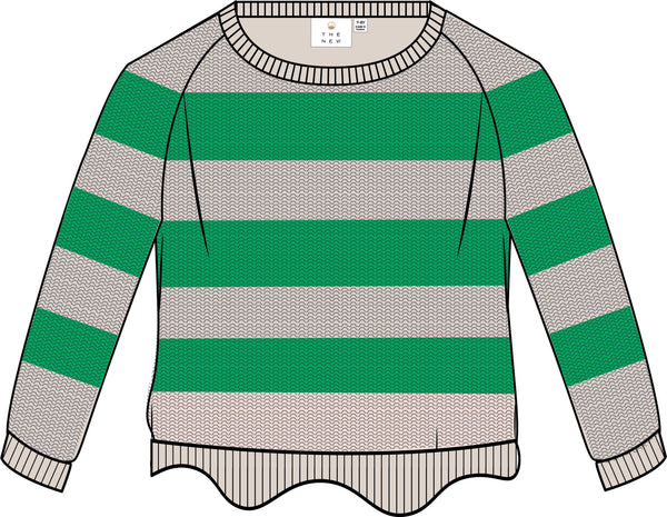 Olly striped pullover