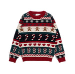 Organic-Holiday jacquard pullover