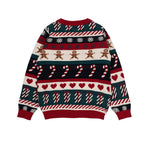 Organic-Holiday jacquard pullover