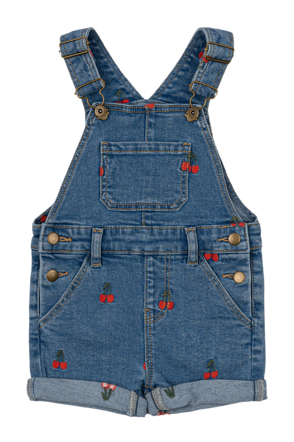 Nayla short denim overalls