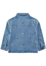 Fifia embroidered denim shacket