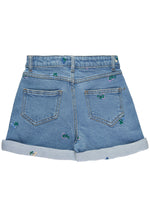 Fifia embroidered denim shorts