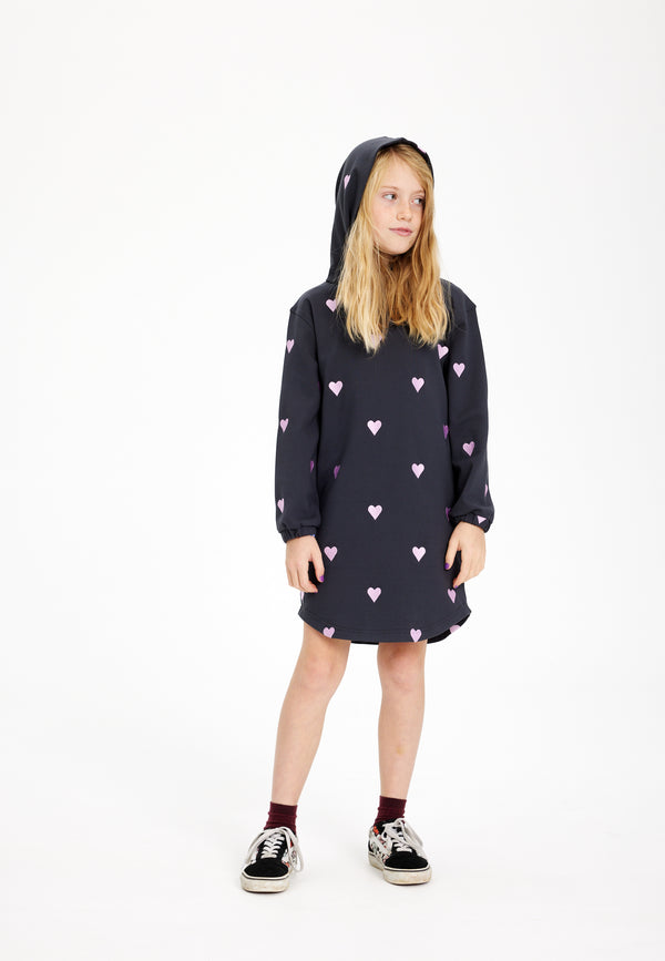 Heart LS sweatdress