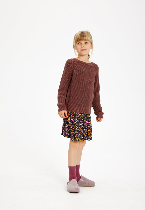 Organic-Heather glitter pullover