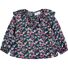 Aria ruffle collar top