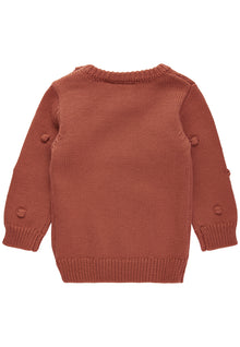 Dot knit pullover