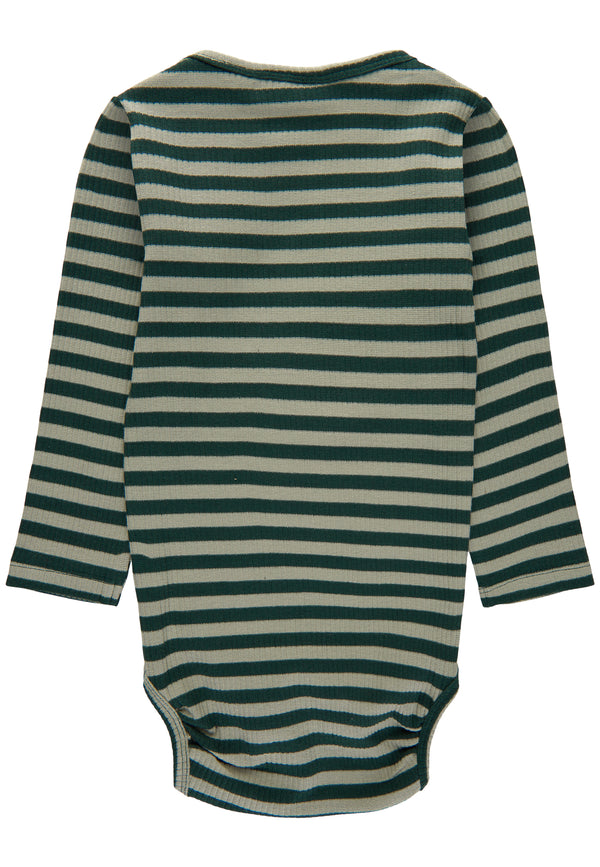 GOTS-Finn rib LS bodysuit